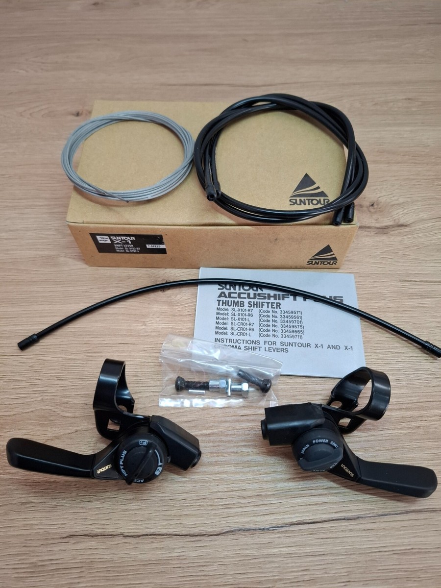 パーツ vintagestuff only Suntour Retro Vintage Bicycle Parts NIB NOS Accushift Plus Thumb