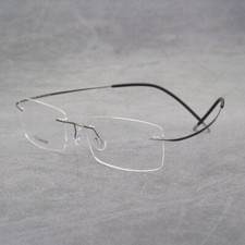 Ultralight Pure Titanium Eyeglass frames Women Men Business Rimless Glasses 10g