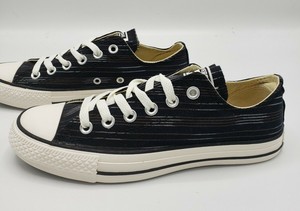 black striped converse