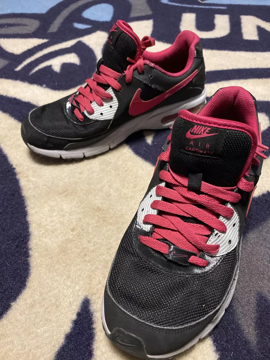 Nike Air Max Captivate Women US 10 Running Active Shoe Black Fire Berry Anthrct