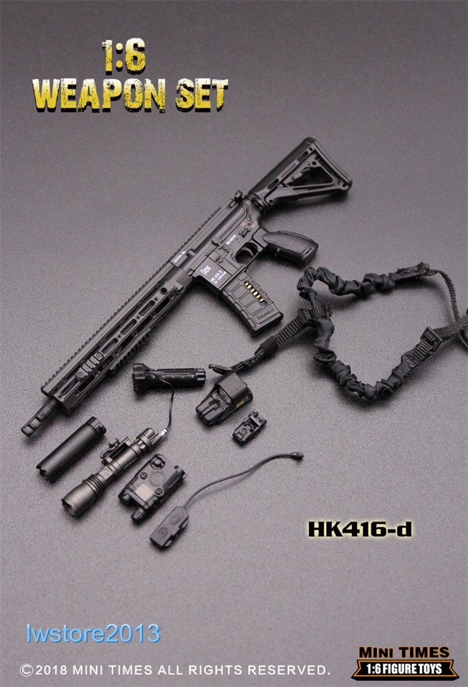Mini Times Toys 1:6 HK416D Assault Rifle Weapon Gun For 12'' Male