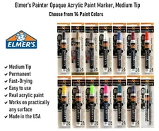 Elmer's Painters Acrylic Paint Marker, Blister Carded, Medium Tip