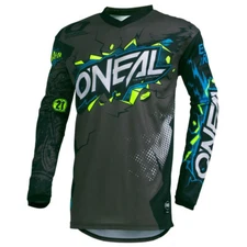 O'Neal Racing Element Off-Road MX Motocross Jersey Villain Grey Men's Medium M
