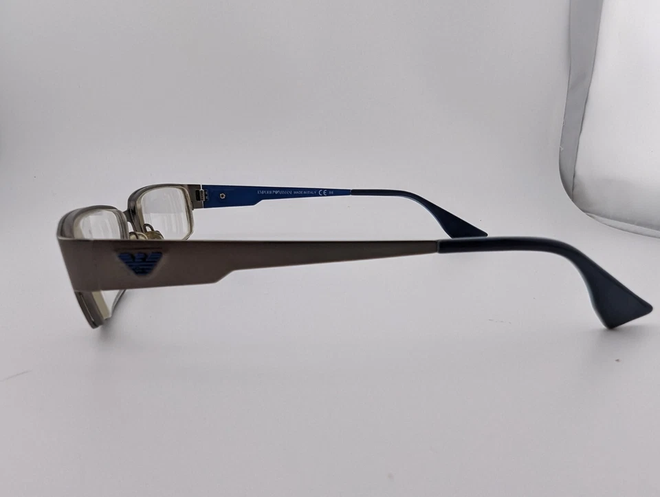 Monturas de gafas Emporio Armani solo EA9654 R80, 53-16-140, hechas en Italia, grises Foto 4 de 4