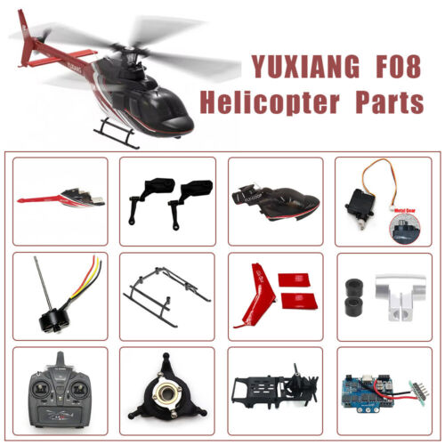 YUXIANG F08 Bell-206 1:27 RC Helicopter All spare part Fuselage servo Motor