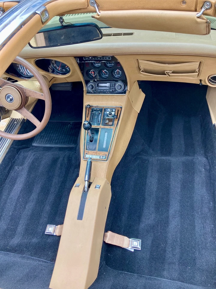 Chevrolet Corvette Carpet Kit 1968-77 Black Grey Tan Cutpile and Loop - Image 3 of 4