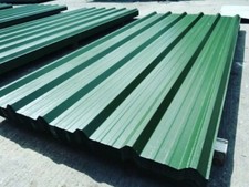 NEW BOX PROFILE ROOF ROOFING SHEETS 14FT LONG WILL COVER 1M WIDTH JUNIPER GREEN