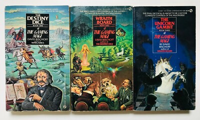 The Gaming Magi Trilogy - David Bischoff   - paperback