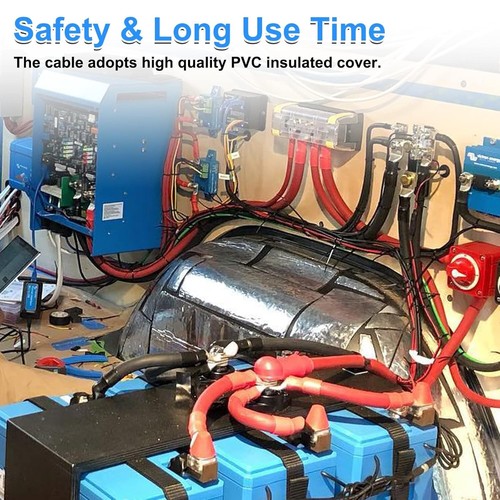 Secure Your Vehicle with 200A Wireless Battery Disconnect Switch & Cables Set - Picture 9 of 9