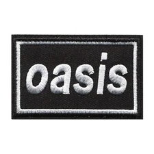 Oasis Band Embroidered Iron on Patch – Britpop Rock Music Badge