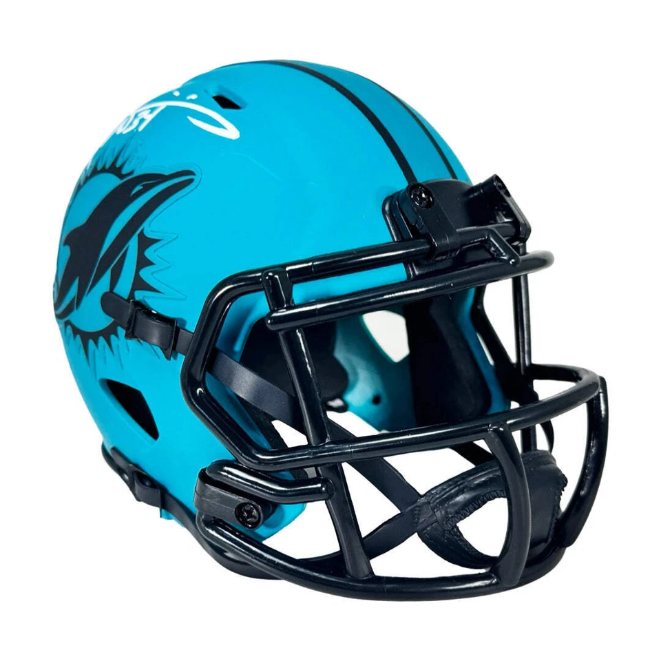 Mini casco de fútbol americano firmado por Ricky Williams Miami Dolphins Rave (JSA) Foto 3 de 3