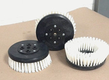 Qty 3 White Scrub Brushes 7" Demo (Set)