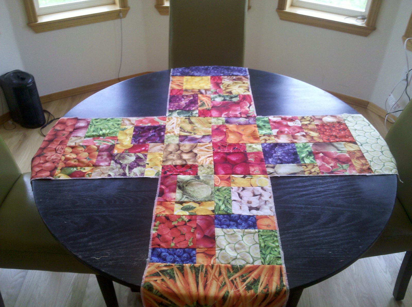 PLACEMAT TABLE TOPPER PATTERN The messy table solution! Reversible too ...