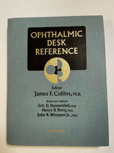 Ophthalmic Desk Reference Collins 1991 1st ed book ophthalmology optometry eye - Picture 1 of 10