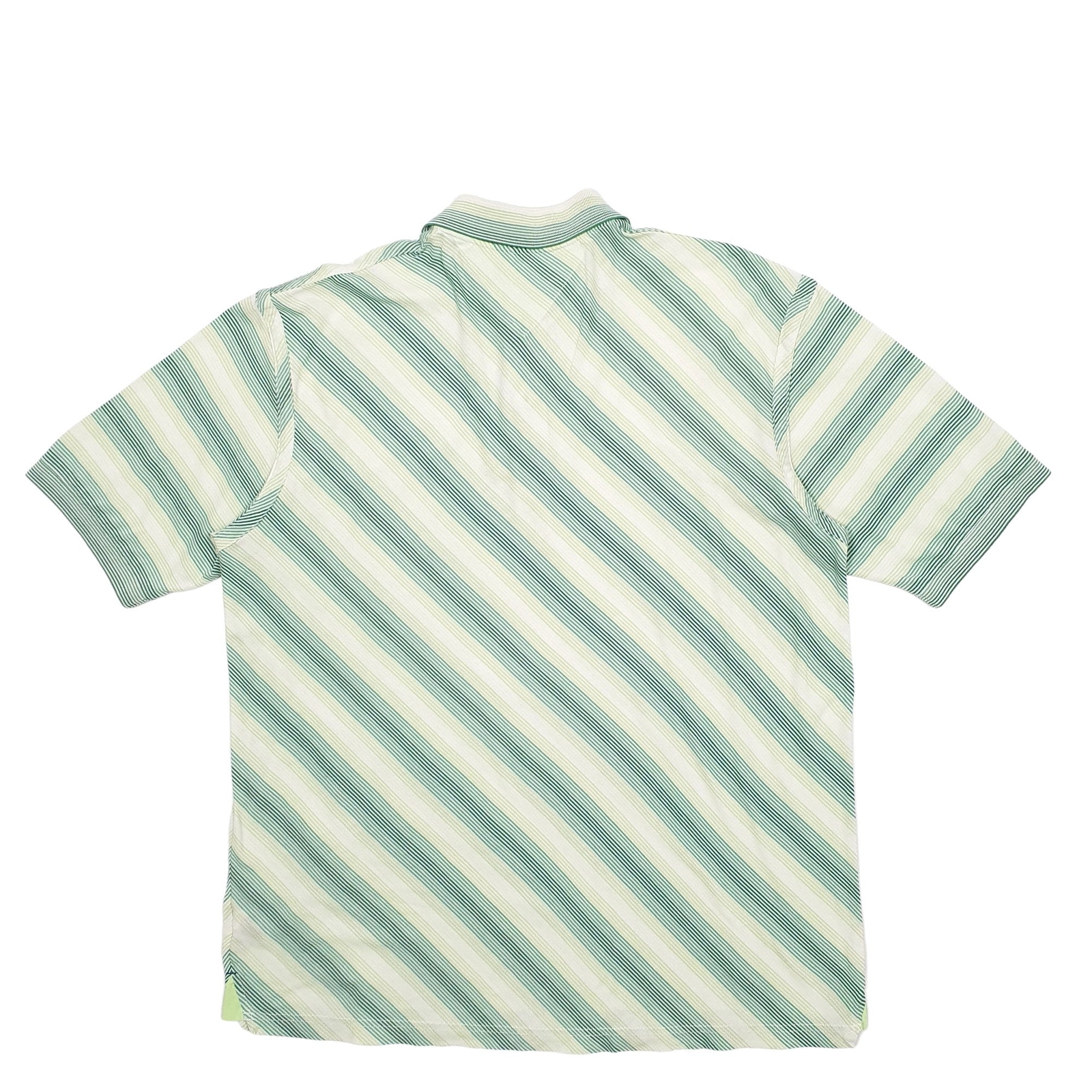 TOMMY HILFIGER Green Polo Shirt Short Sleeve Cotton Mens XL image 2