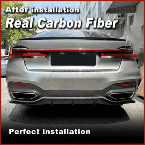 Alerón trasero de carbono para BMW Serie 7 G11 G12 725d M760 15-20 alerón trasero labio - Imagen 3 de 11