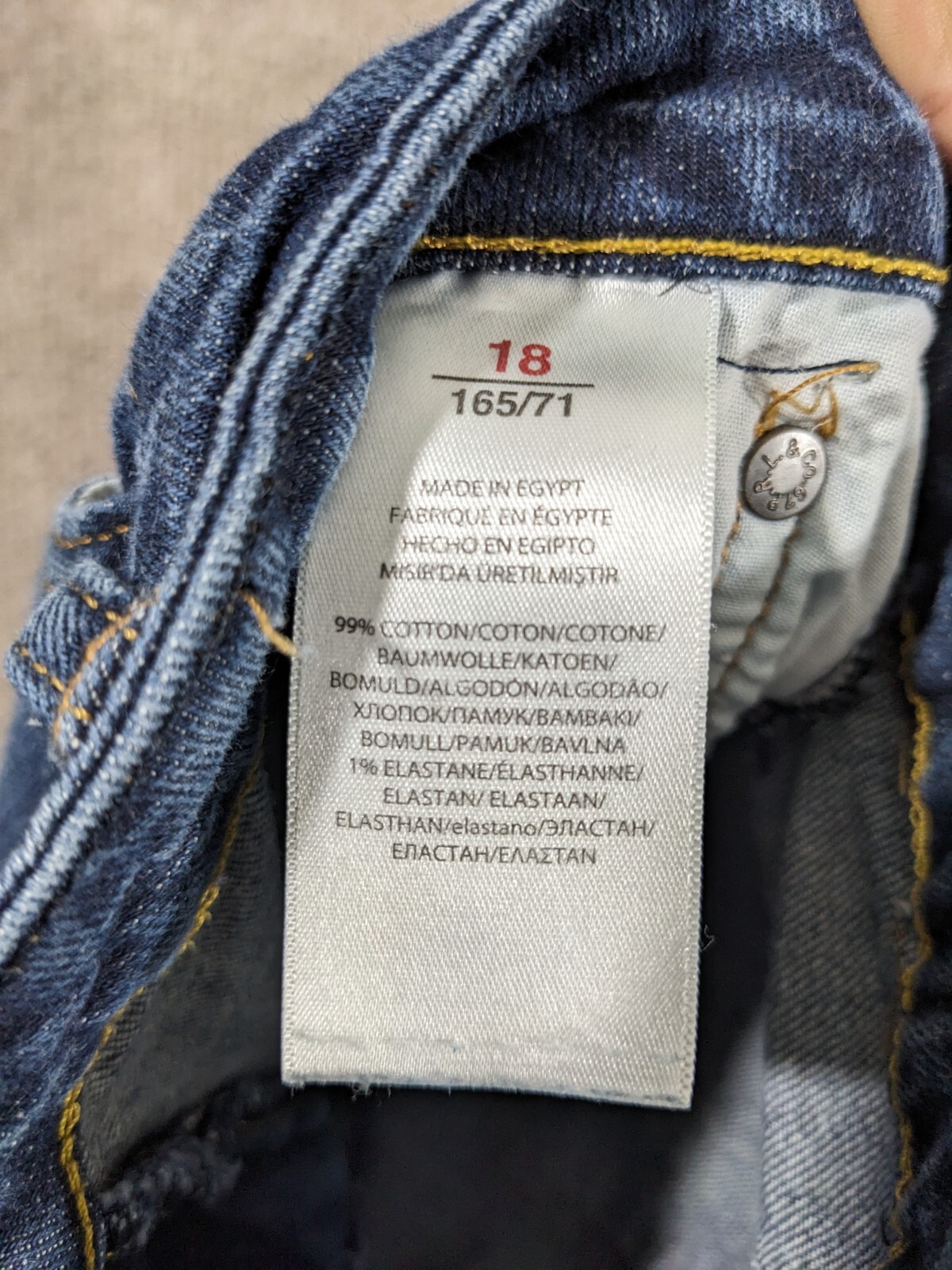 Polo Ralph Laure Boys Jeans Size 18 Hampton Straight Dark Wash Denim Casual eBay