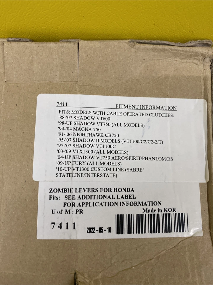 KURYAKYNK CROMO ZOMBIE CALAVERA PALANCAS PARA HONDA ENVÍO GRATUITO - Imagen 3 de 4