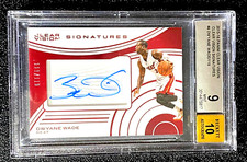 BGS 9 MINT 2015 119/119 ! CLEAR VISION SIGNATURES DWYANE WADE AUTO 3911R33E14222