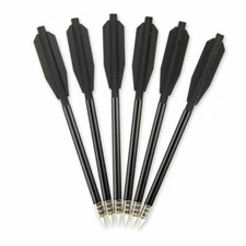 12pcs Aluminum Shaft Arrow Archery 6.2MM For Children 50/80lb Pistol Sniper Hunt