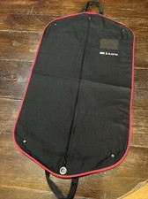 KITON NAPOLI 40" Black/Red Fabric Garment Bag Suit Jacket Blazer Trousers Italy