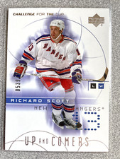 2001-02 Upper Deck Challenge For The Cup Richard Scott Up & Comers Rookie /1000