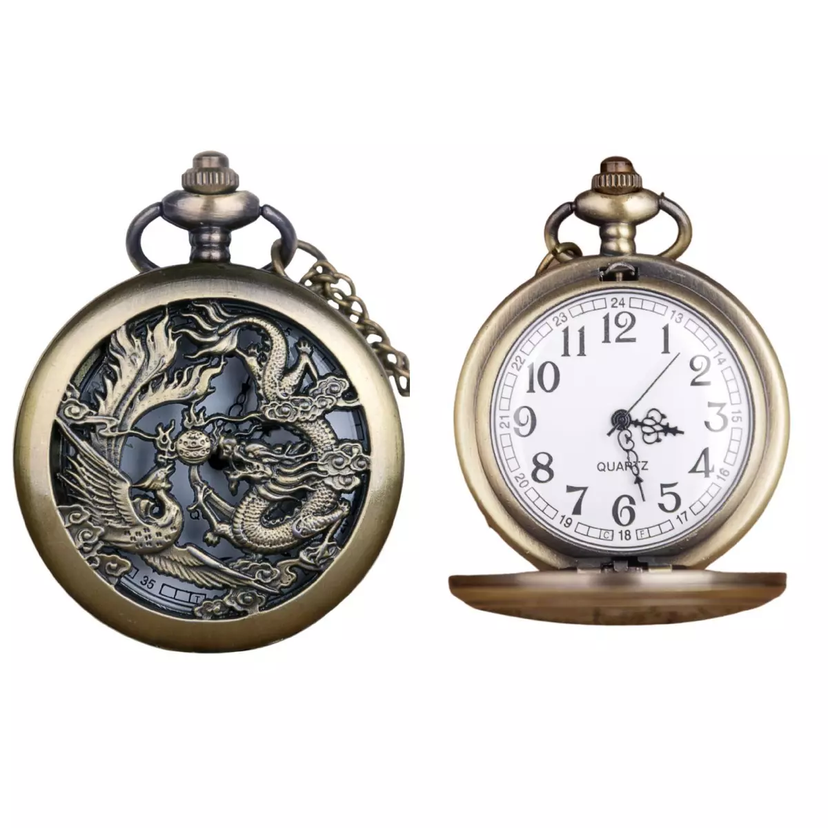Traditional cheap pocket watch