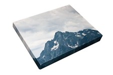 GRAND TETON Canvas Print 14"x11"x1.5" NEW Wall Art Nature Mountains Lodge Decor
