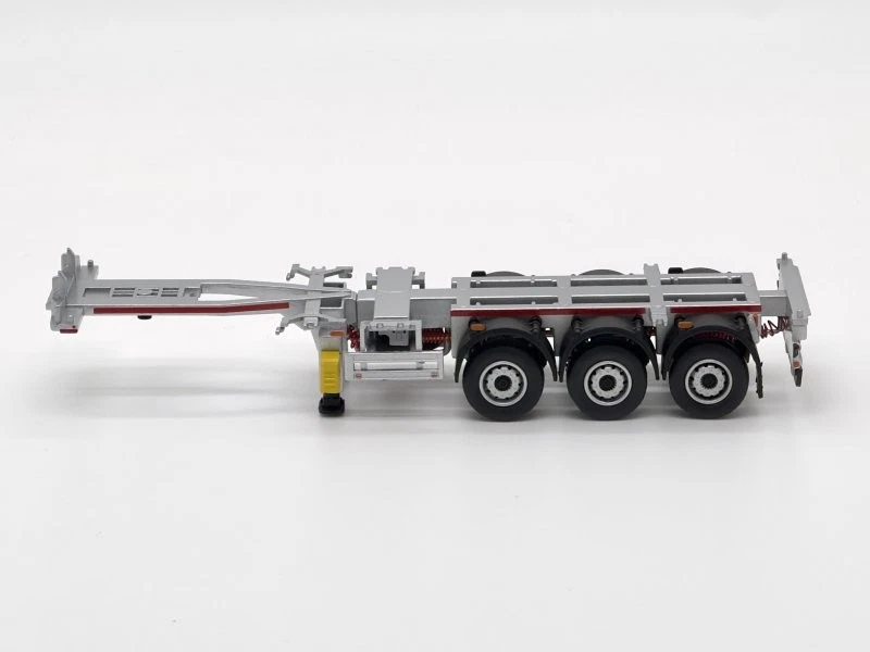 SCANIA 730S - with Trailer & 2x 20" Container ONE  - silver - Unique 1:64 - Immagine 3 di 4