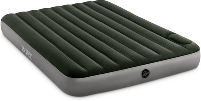 INTEX 64763E Dura-Beam Standard Downy Air Mattress: Fiber-Tech   Queen Size   Bu