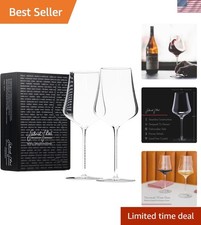 Crystal Wine Glasses - Set of 2