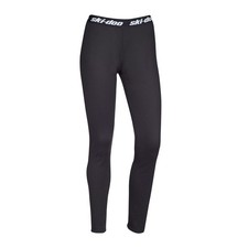 Ski-Doo Ladies  Thermal Base Layer Pants Bottom Black, Medium 4543730690