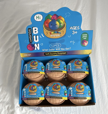 Rainbow Mystery Squishy Bun 1ct 1bun