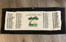 Vintage 2008 US Open Torrey Pines Golf Towel Tiger Woods