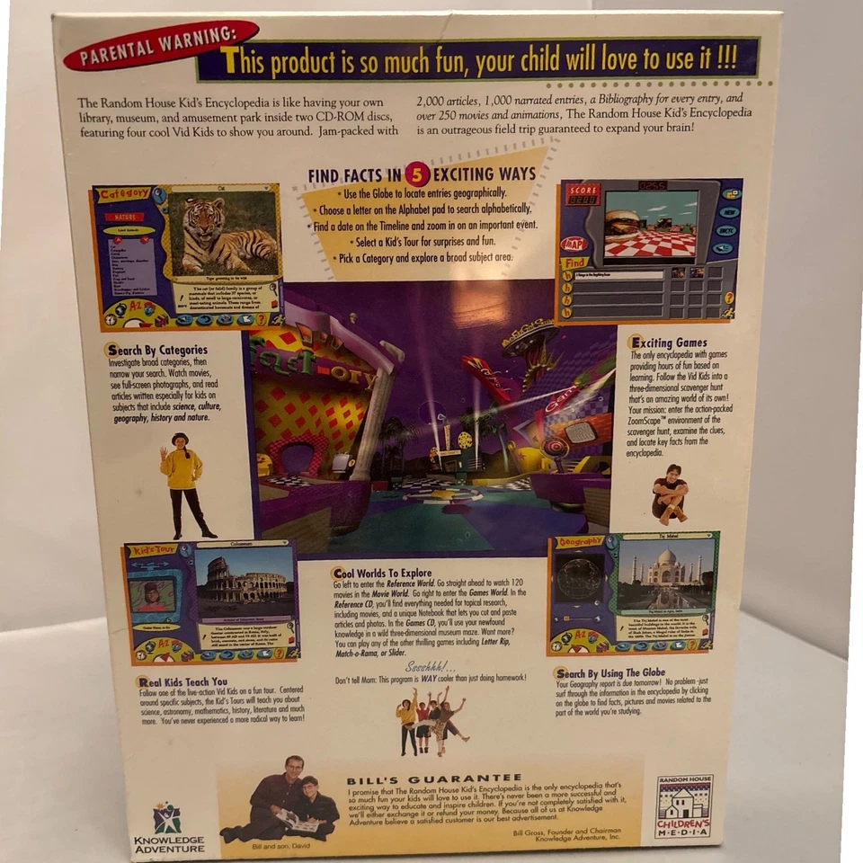The Random House Kid's Encyclopedia 2 CD-ROM Disc Knowledge Adventure Jumpstart - Image 2 of 4