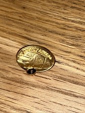 Vintage FedEx Tractor Trailer Safe Driver Award Gold Pin