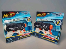 2 NERF Electrostorm Super Soaker Motorized Up To 25 Feet NEW In Box 33693