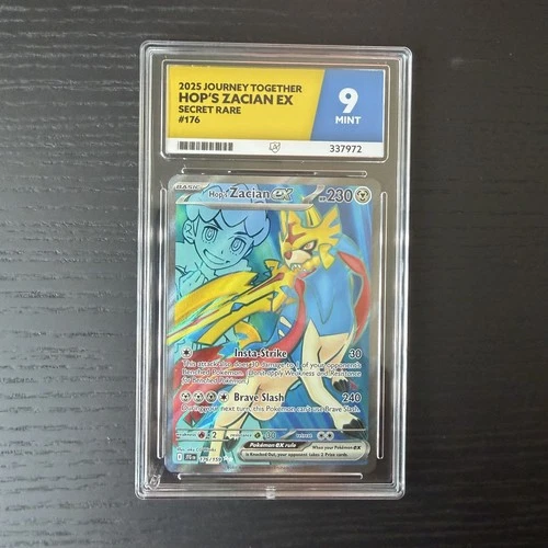 Hop's Zacian ex 176 ACE graded card