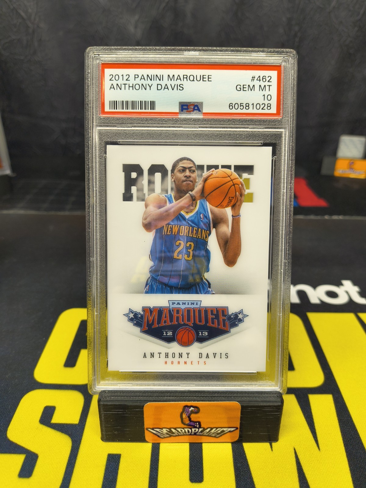 2012 Panini Marquee #462 ANTHONY DAVIS Rookie PSA 10