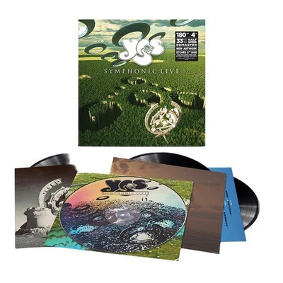 Yes Symphonic Live 4LP 180g Half-Speed Master One-Sided Etched Vinyl Box Set