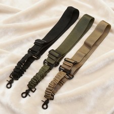 Adjustable Single Point Sling Tactical One Point Slings Shoulder Rifle Gun Strap