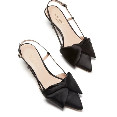 KATE SPADE NEW YORK WOMENS MARSEILLE DRESS PUMPS BLACK SIZE 9M