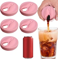5Pcs Vagina-Shaped Silicone Soda Can Lid - Bachelor Party Novelty Gifts, Prank G