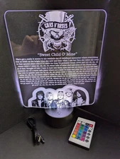 Guns N Roses Sweet Child O Mine Large L.E.D. Sign Display