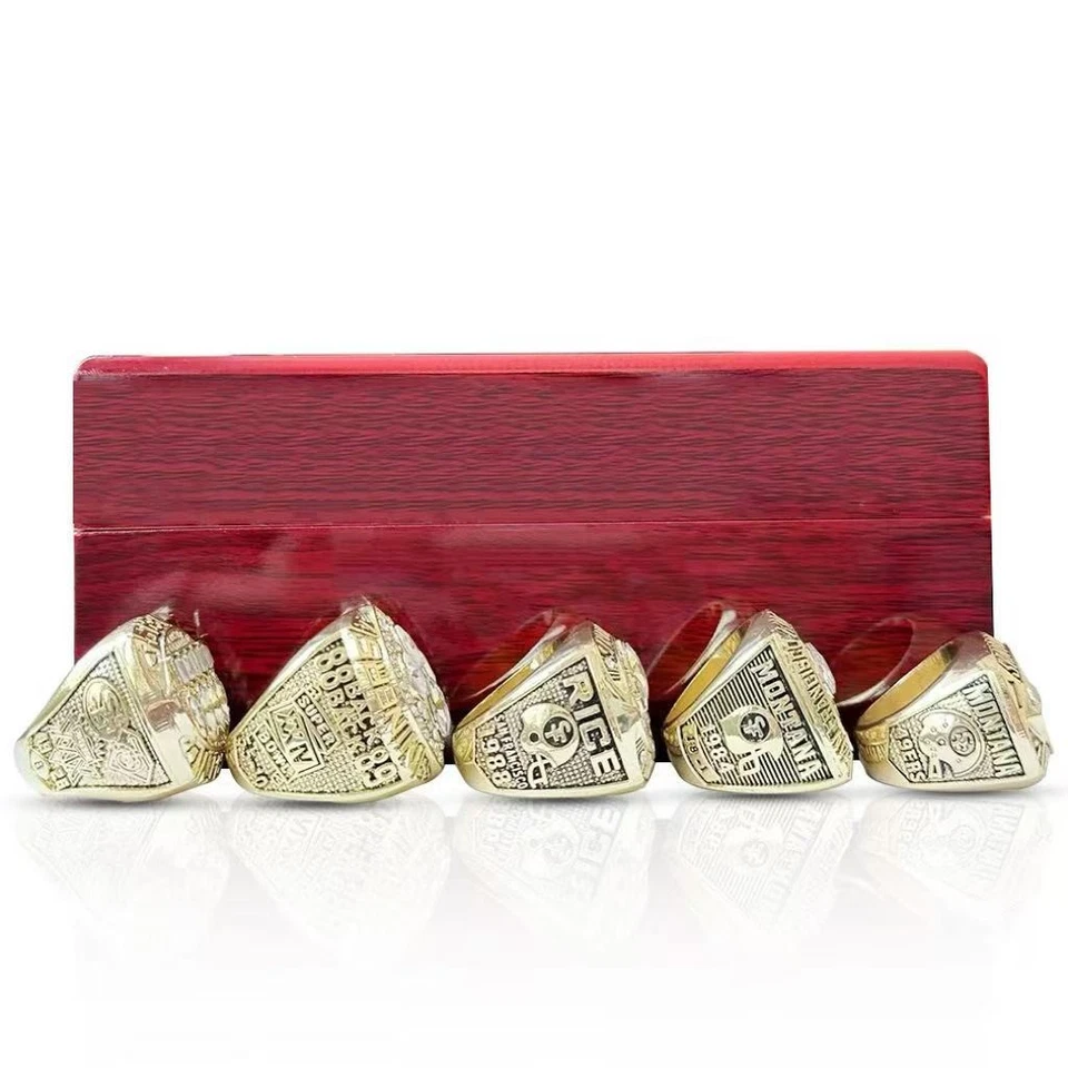 NFL  Super Bowl Champion San Francisco 49ers 5 Ring With Display Box - Image 3 of 4