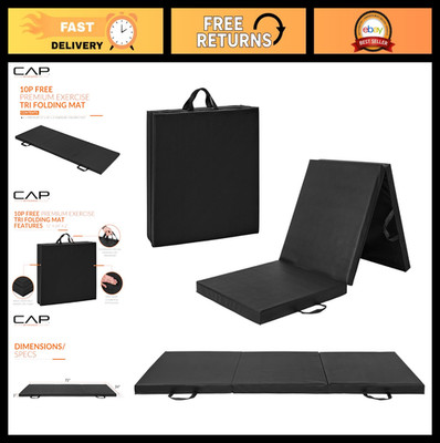 Folding Anti-Tear Exercise Mat for Gym & Aerobics | Fitness Balance Mat - Multip