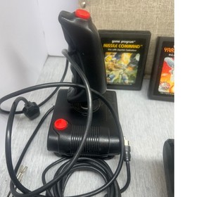 Atari 7800 ProSystem Console Bundle 9 Games Pac-Man Frogger Joysticks Paddles