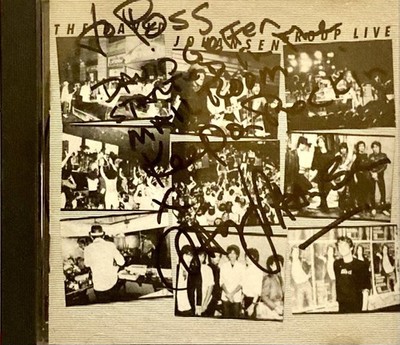 THE DAVID JOHANSEN GROUP LIVE CD RARE AUTOGRAPHED EPIC ZK 53218 ASSOCIATED 1983