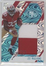 2017 Unparalleled Rookie Stitches Teal Swirlorama 12/25 Joe Williams Patch 0w8