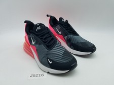 Nike Air Max 270 GS Girl's Size 5.5Y Running Shoes Smoke Grey Hyper Pink